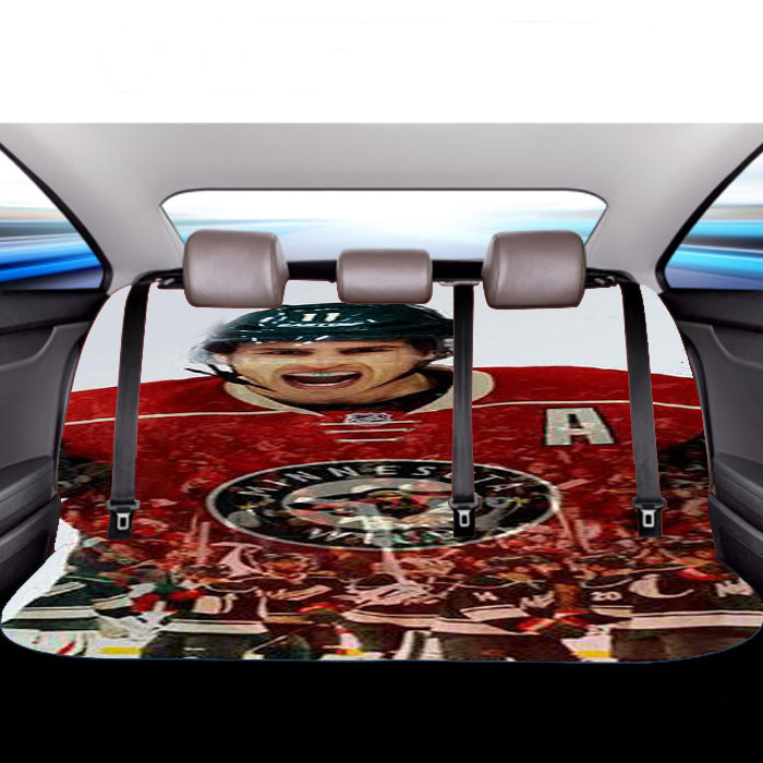 Hockey Blackhawks Chicago Car Back Rear Seat Covers