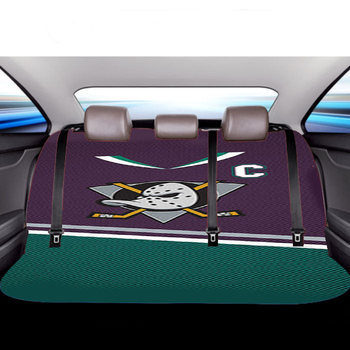 Hockey Logo Car Back Rear Seat Covers
