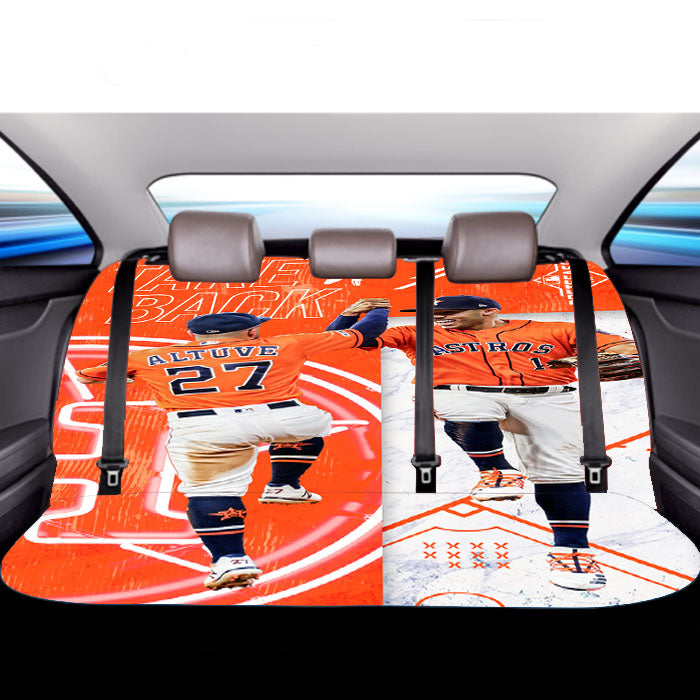 Houston Astros Altuve Car Back Rear Seat Covers