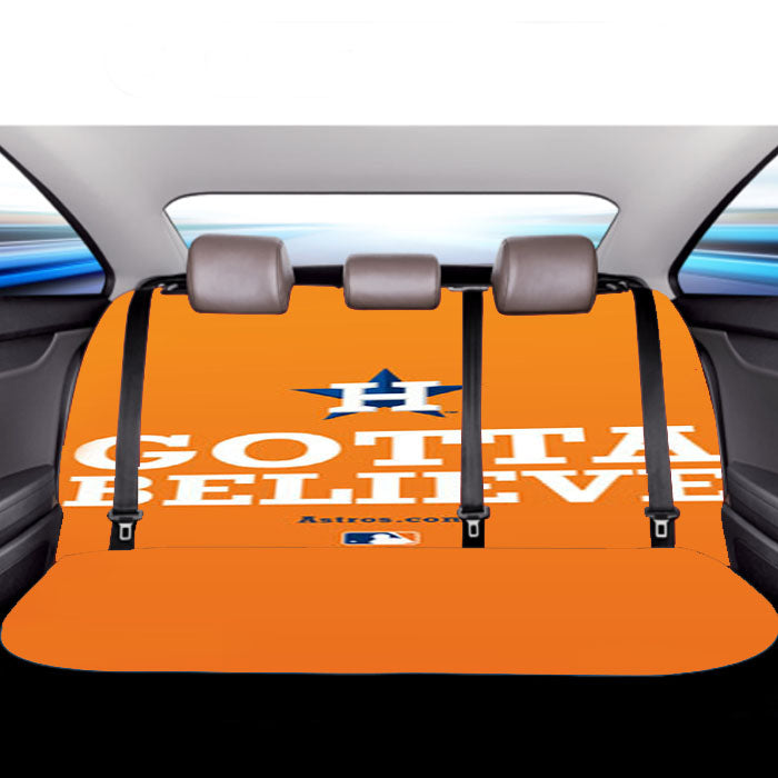 Houston Astros Gotta Believe Car Back Rear Seat Covers