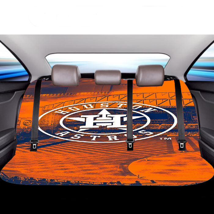 Houston Astros H Logo Car Back Rear Seat Covers