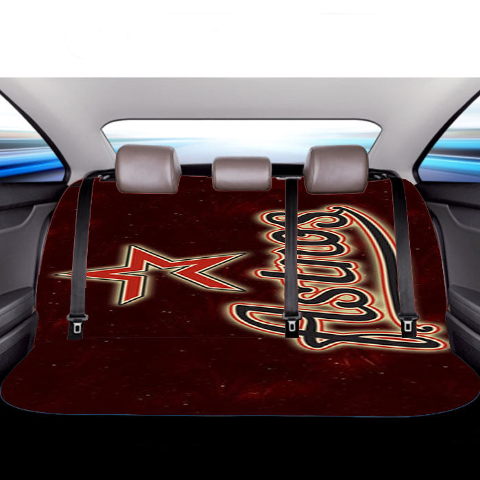 Houston Astros In Galaxy Car Back Rear Seat Covers