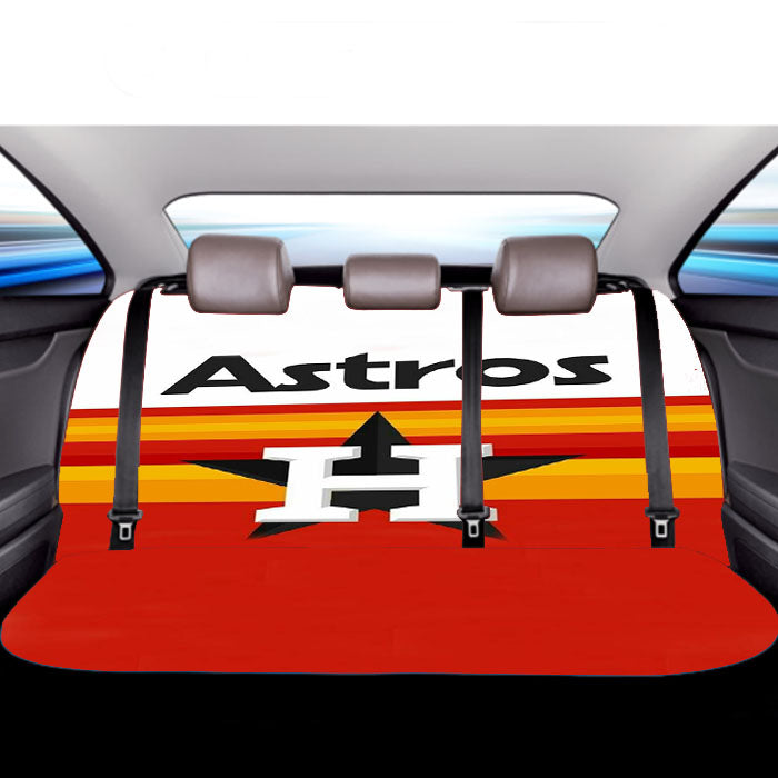 Houston Astros Mlb 2 Car Back Rear Seat Covers