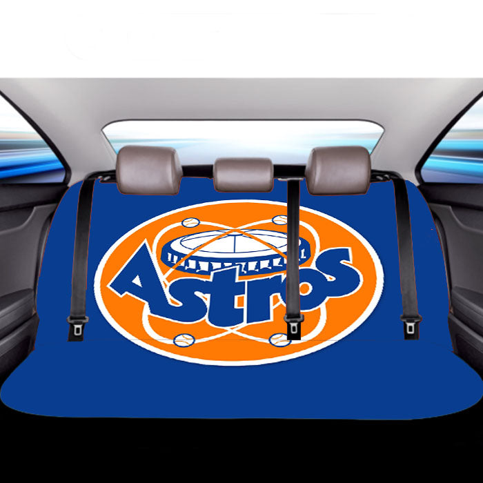 Houston Astros Primary Car Back Rear Seat Covers