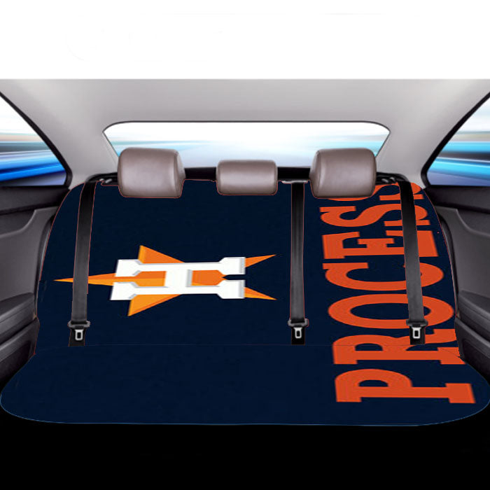 Houston Astros Process Car Back Rear Seat Covers