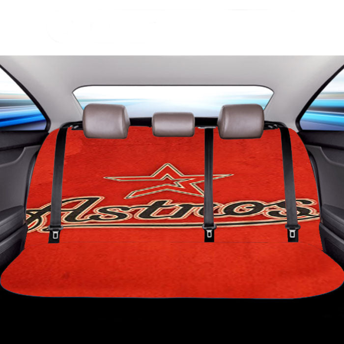 Houston Astros Star Car Back Rear Seat Covers