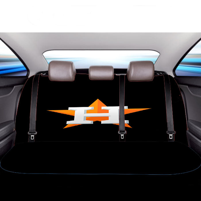 Houston Astros Wallpaper Black Car Back Rear Seat Covers