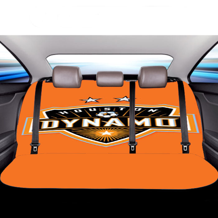 Houston Dynamo Soccer Club Car Back Rear Seat Covers