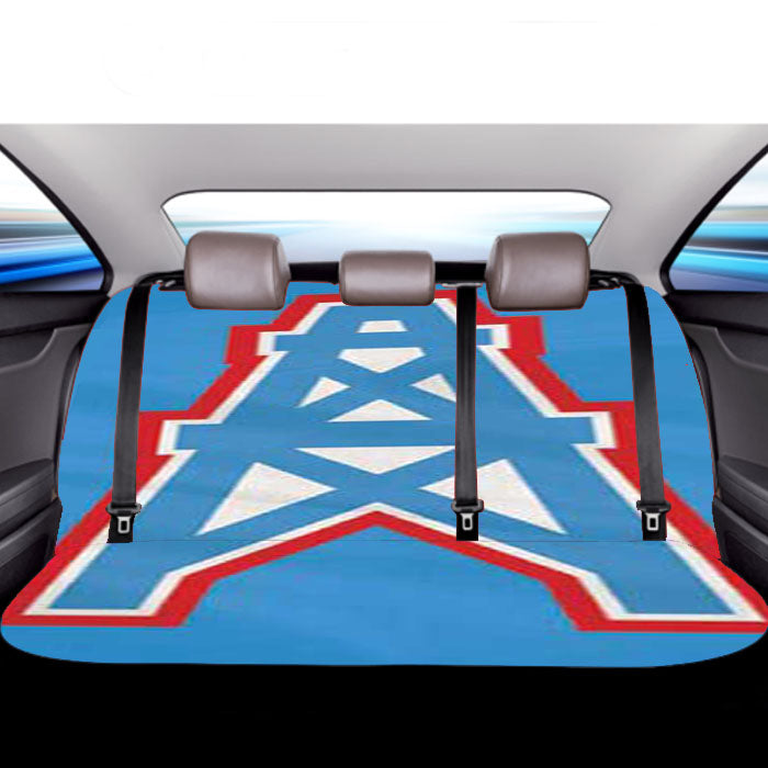 Houston Oilers Jersey Logo Car Back Rear Seat Covers
