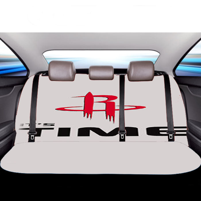 Houston Rockets Its Time Car Back Rear Seat Covers
