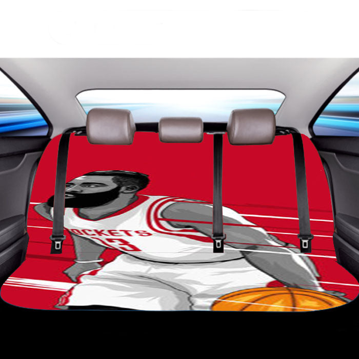 Houston Rockets James Harden Car Back Rear Seat Covers