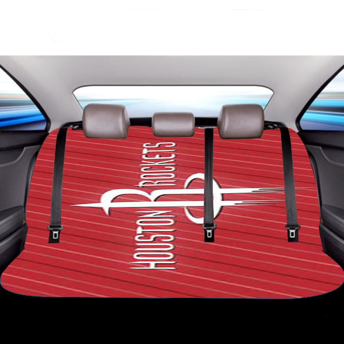 Houston Rockets Stripes Car Back Rear Seat Covers