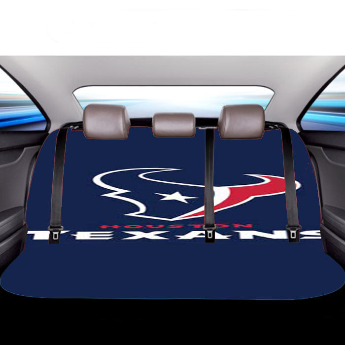 Houston Texans Plain Car Back Rear Seat Covers