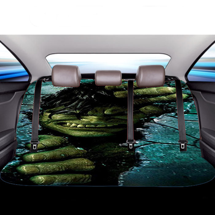 Hulk Broken Building Wall Car Back Rear Seat Covers