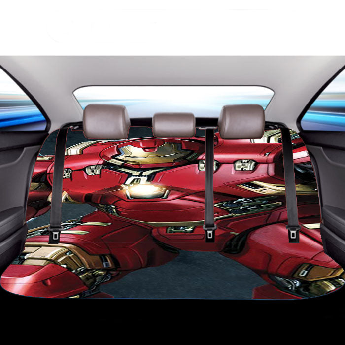Hulk Buster Iron Man Car Back Rear Seat Covers