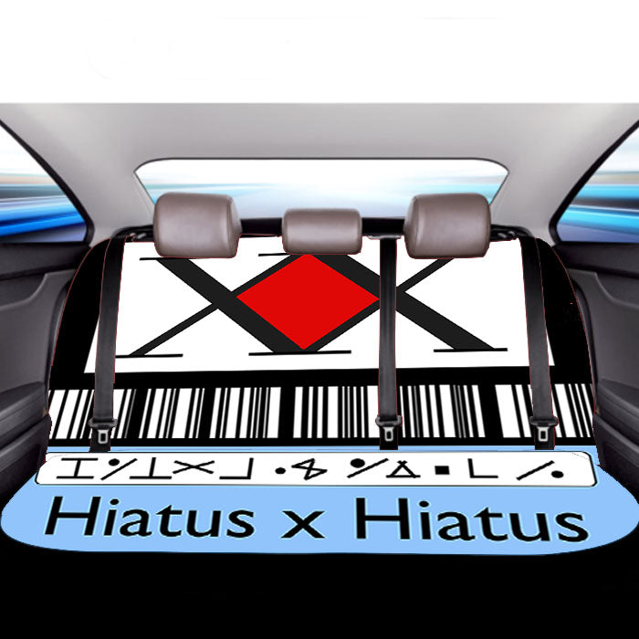 Hunter X Hunter License Car Back Rear Seat Covers