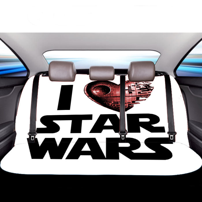I Love Star Wars Vintage Car Back Rear Seat Covers