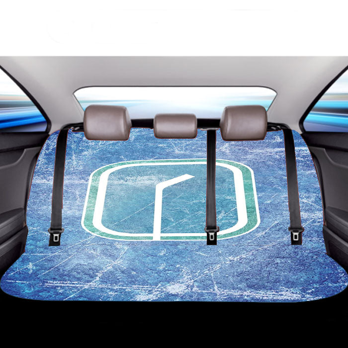 Ice Vancouver Canucks Car Back Rear Seat Covers