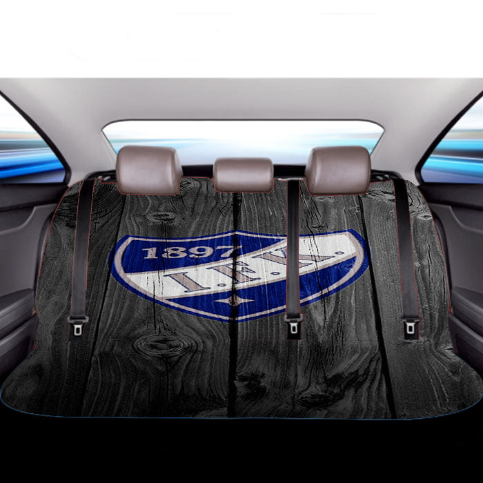 Ifk Helsinki Hifk Nhl Logo Dark Wood Wallpaper Car Back Rear Seat Covers