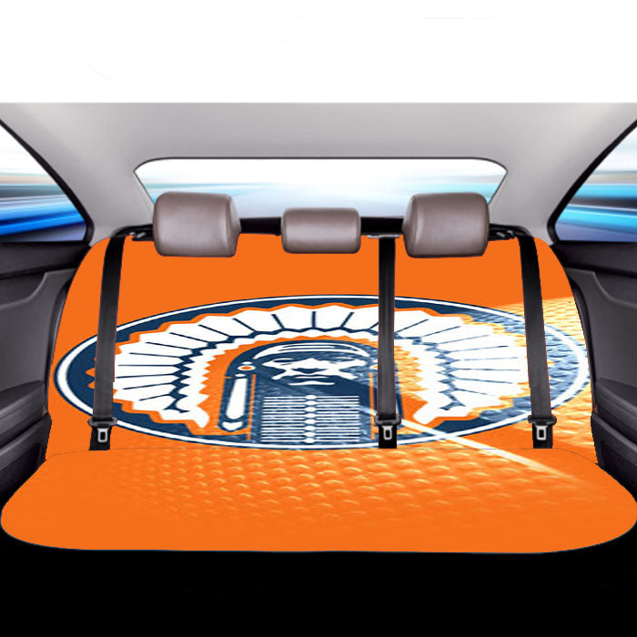 Illinois Icon Logo Car Back Rear Seat Covers