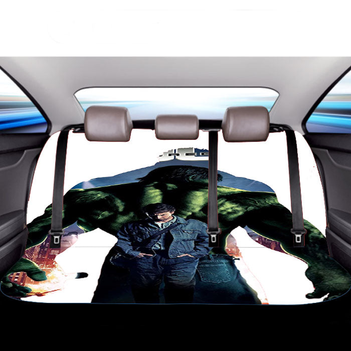Incredible Hulk Poster Car Back Rear Seat Covers