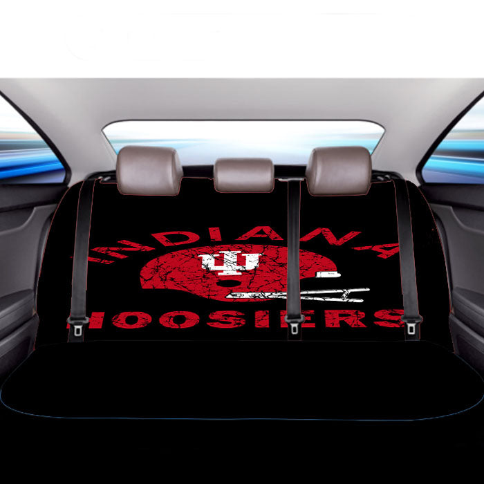 Indiana Hoosiers Helmet Car Back Rear Seat Covers