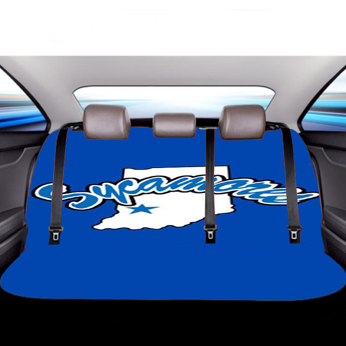 Indiana State University Logo Car Back Rear Seat Covers