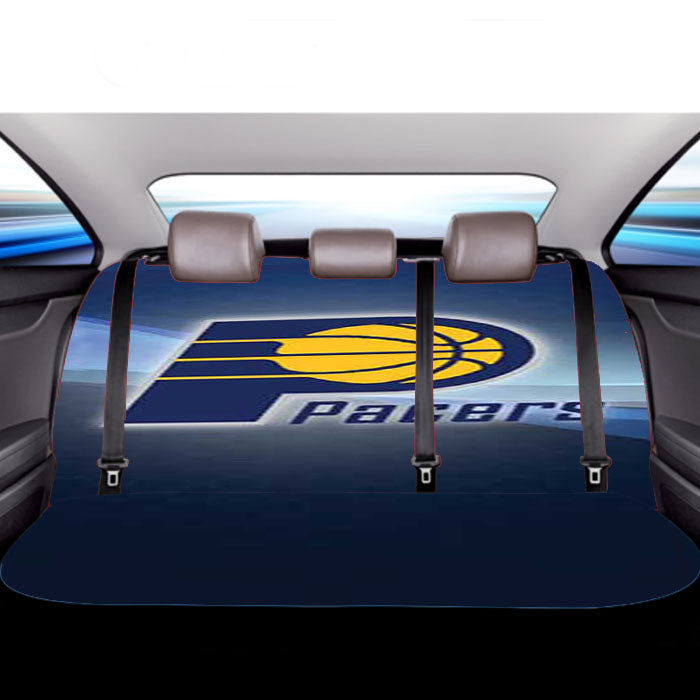 Indy Pacers Logo Texture Car Back Rear Seat Covers
