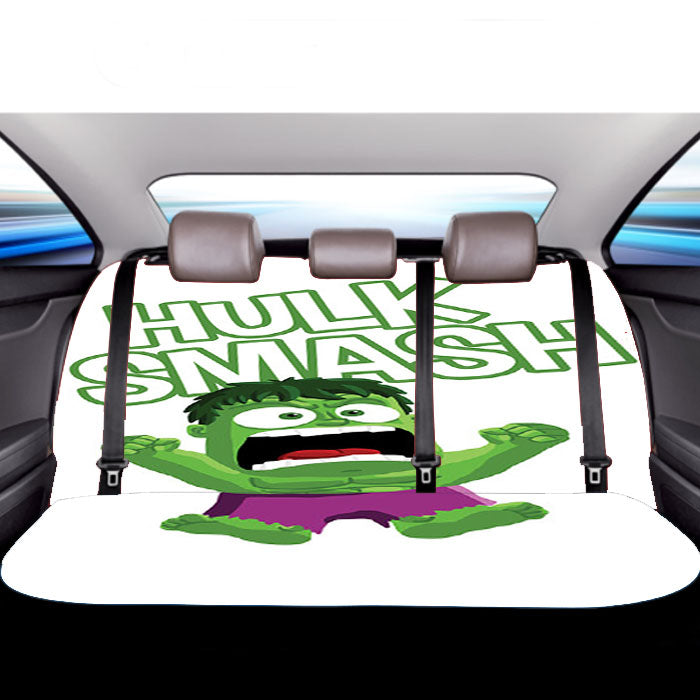 Inside Out Hulk Smash Car Back Rear Seat Covers