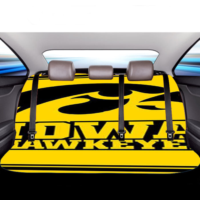 Iowa Hawkeyes Logo Car Back Rear Seat Covers