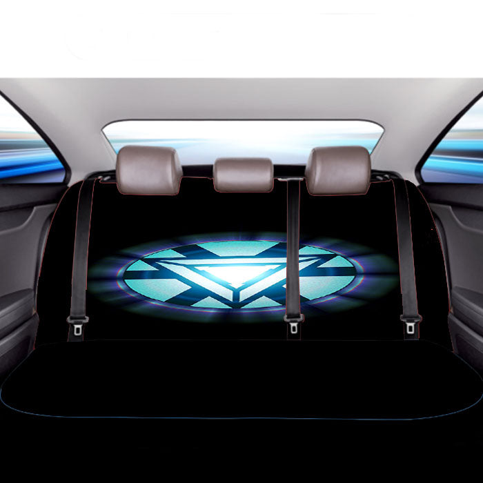 Iron Man Arc Reator Triangel Car Back Rear Seat Covers