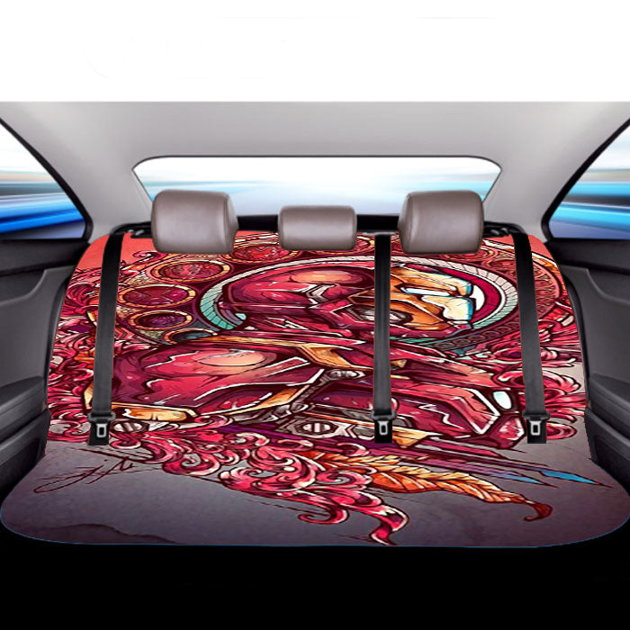 Iron Man Fancy Illustration Car Back Rear Seat Covers