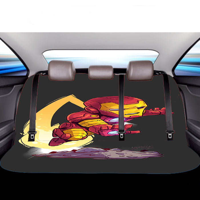 Iron Man Hd Wallpaperr Car Back Rear Seat Covers