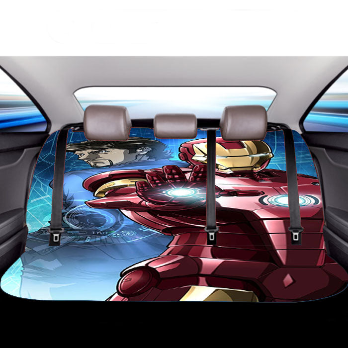 Iron Man Tony Stark Car Back Rear Seat Covers