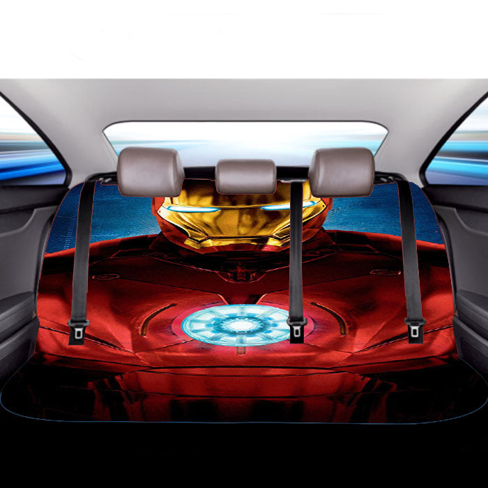 Iron Man Wallpaper Mobile Car Back Rear Seat Covers