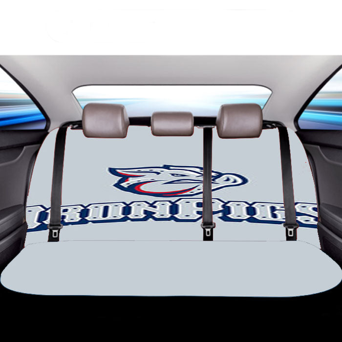 Ironpigs Baseball Logo Gray Car Back Rear Seat Covers
