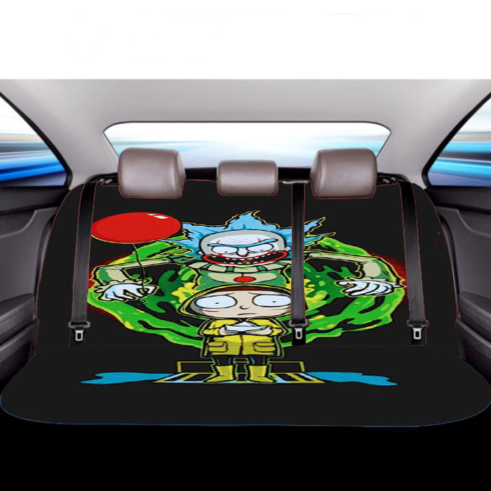 It Clown Pennywise Balloon Car Back Rear Seat Covers