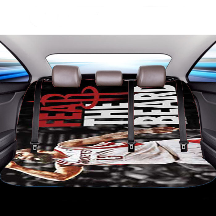 James Harden Fear Grey Car Back Rear Seat Covers