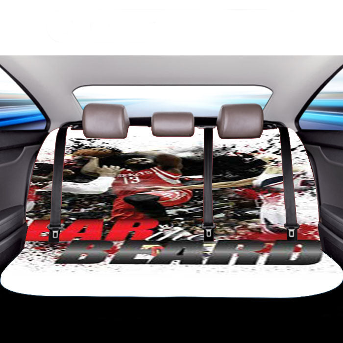 James Harden Splatter Car Back Rear Seat Covers
