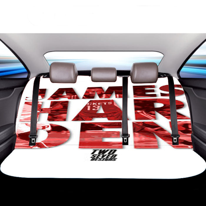 James Harden Text Car Back Rear Seat Covers