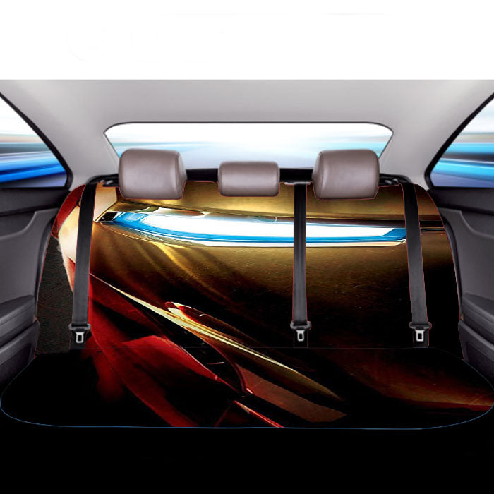 Jarvis Iron Man Wallpaper Car Back Rear Seat Covers