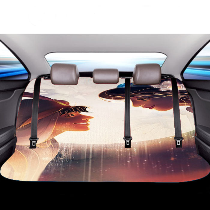 Jasmine Aladdin Wallpaper Car Back Rear Seat Covers