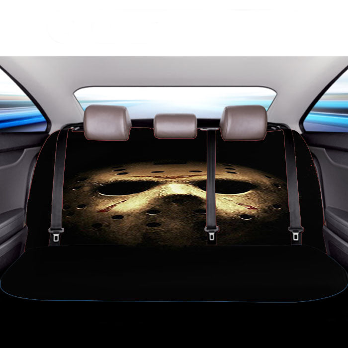 Jason Mask Car Back Rear Seat Covers