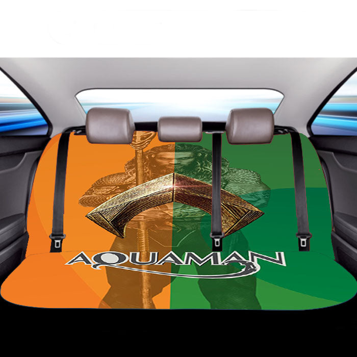 Jason Momoa Aquaman Hero Car Back Rear Seat Covers
