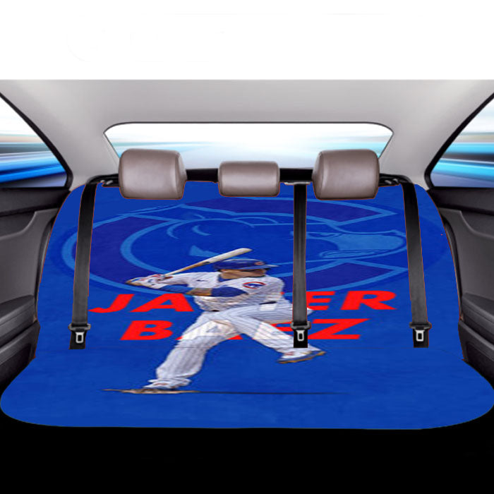 Javier Baez Chicago Cubs Car Back Rear Seat Covers