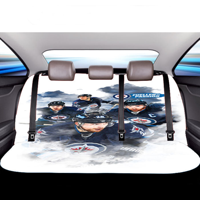 Jets Winnipeg Squad Car Back Rear Seat Covers