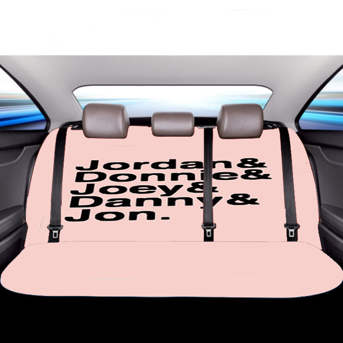 Joey Mcintyre Jordan Knight Donnie Wahlberg Boy Band Fandom Nkotb Car Back Rear Seat Covers