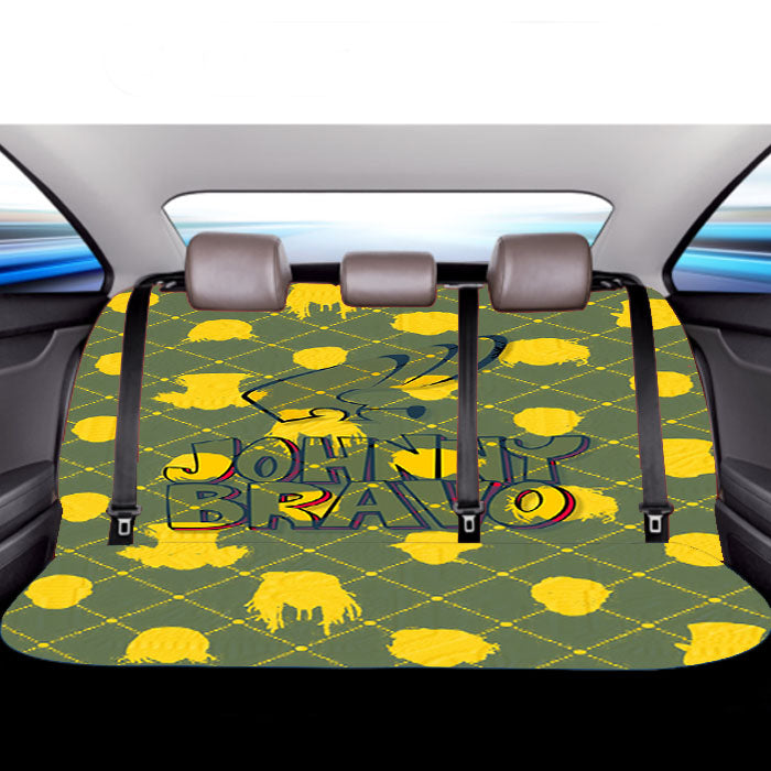 Johnny Bravo Cartoon Pattern Car Back Rear Seat Covers