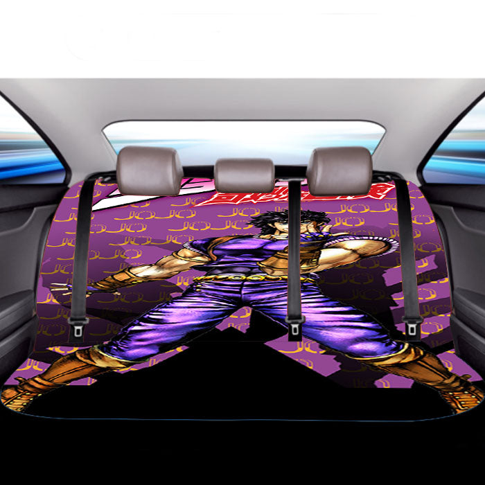 Jojo Bizzare Adventure Vintage Pattern Car Back Rear Seat Covers