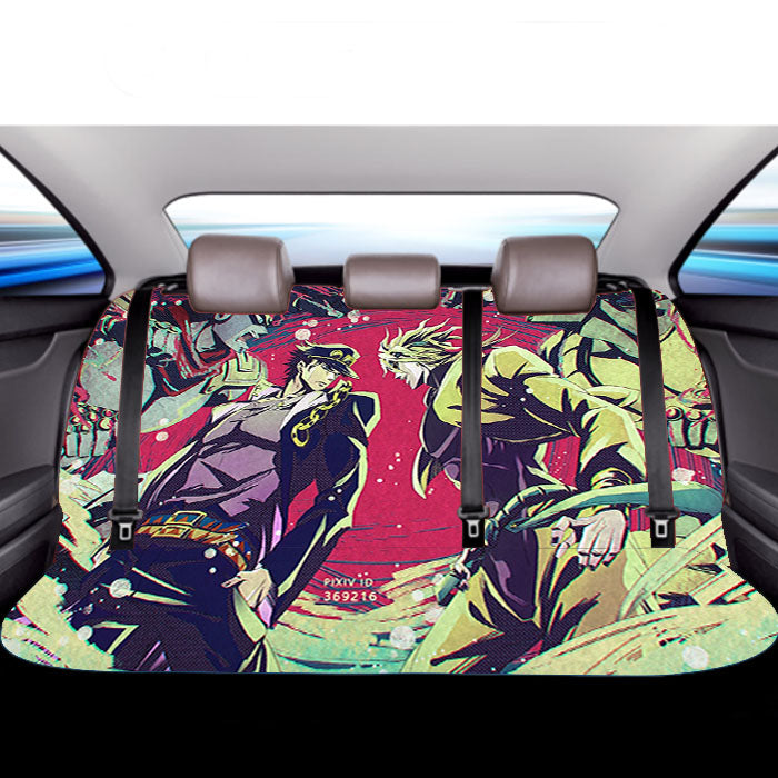 Jojo S Bizarre Adventure Stardust Crusaders Car Back Rear Seat Covers